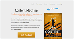 Desktop Screenshot of contentmachine.com